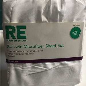 Twin XL Microfiber Sheet Set